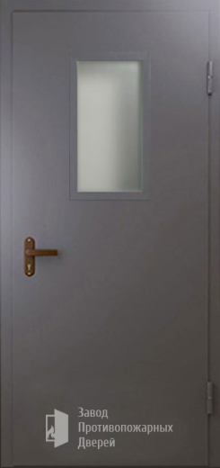 Фото двери «Техническая дверь №4 однопольная со стеклопакетом» в Зеленограду