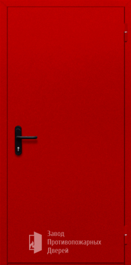 Фото двери «Однопольная глухая (красная)» в Зеленограду