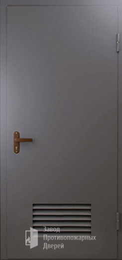 Фото двери «Техническая дверь №3 однопольная с вентиляционной решеткой» в Зеленограду
