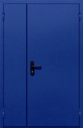 Фото двери «Полуторная глухая (синяя)» в Зеленограду