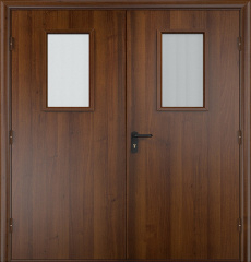 Фото двери «Двупольная МДФ со стеклом EI-30» в Зеленограду