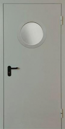 Фото двери «Однопольная с круглым стеклом EI-30» в Зеленограду