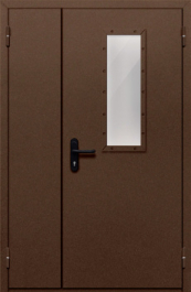 Фото двери «Полуторная со стеклом №28» в Зеленограду