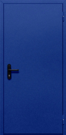 Фото двери «Однопольная глухая (синяя)» в Зеленограду